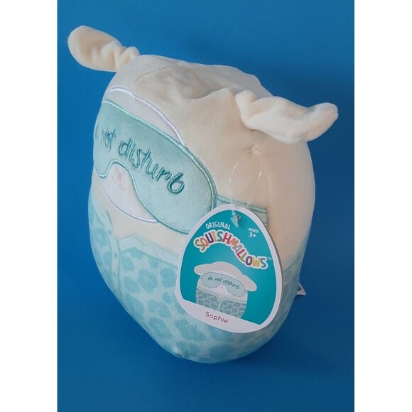 Squishmallow Sophie the LAMB with Do Not Disturb Sleep Mask 8” Soft Plush NWT - Picture 5 of 5